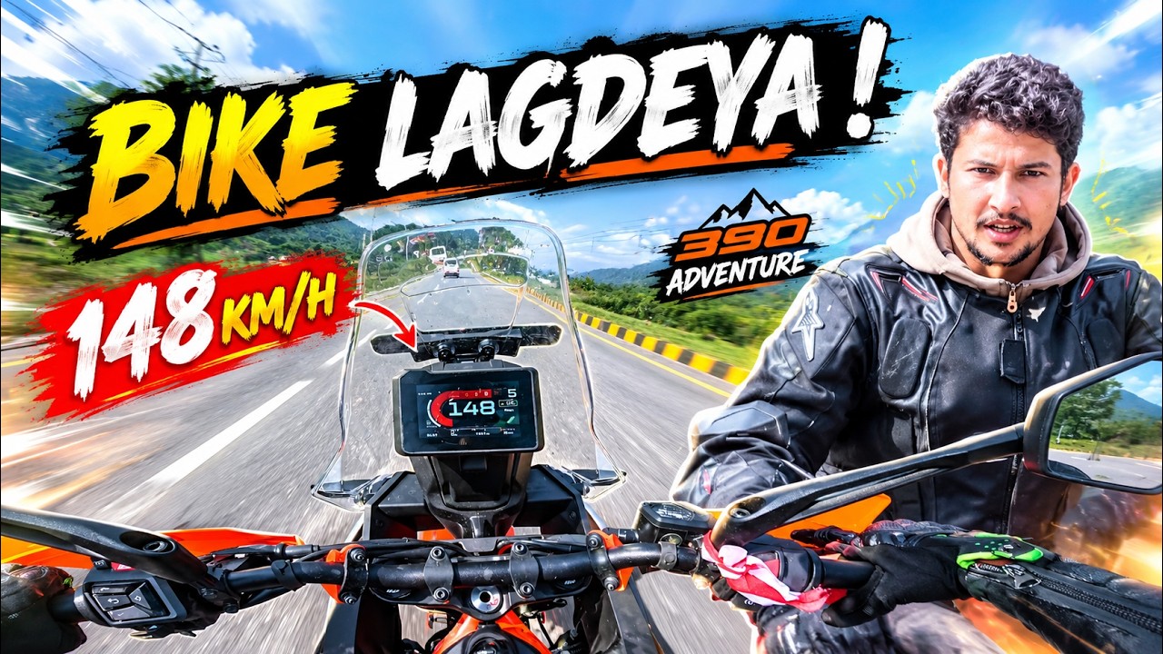 BIKE LAGDEYA! 😱 KTM 390 Adventure Ride | Kathmandu to Pokhara