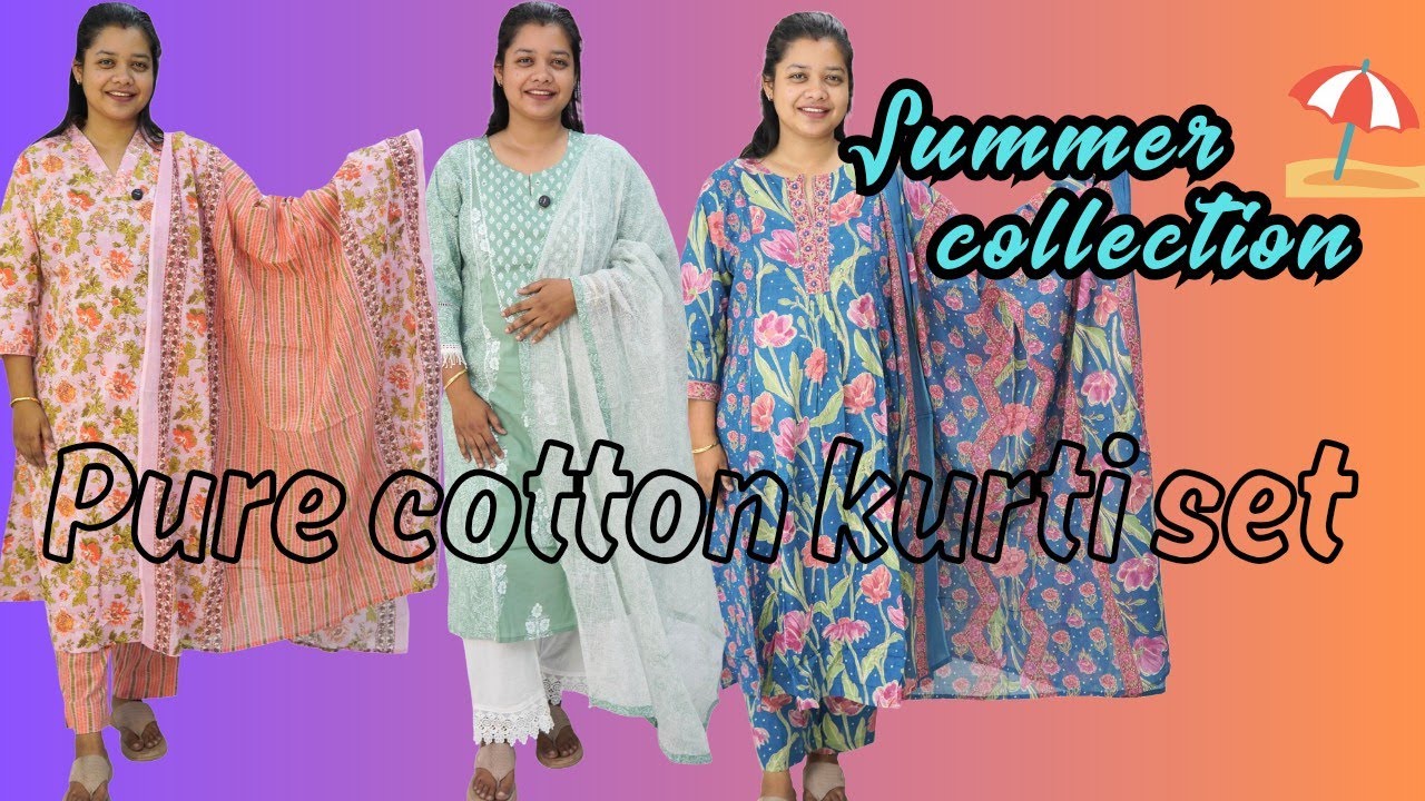 New collection arrived || pure cotton kurti set ||RD lifestyle, jhirpani, Rourkela 