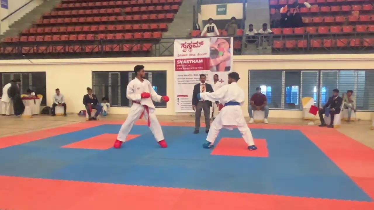 States first match #karate #champ #india #Sports