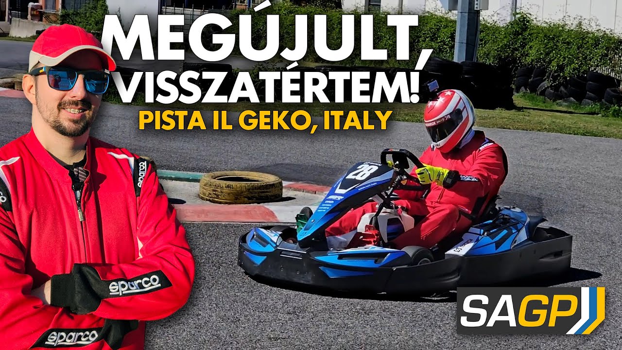 Itt már jártunk, de megváltozott 😮 | 🇮🇹 Gokart Vlog