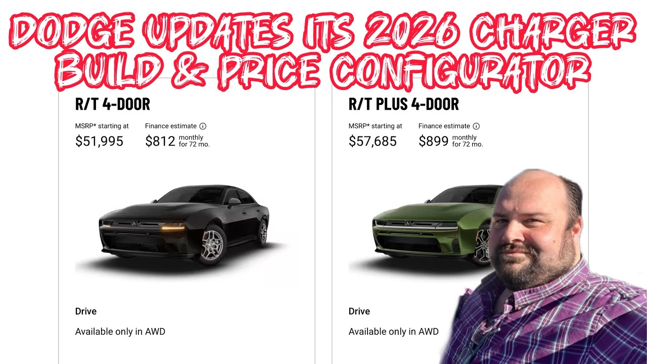 Компания Dodge наконец-то обновила конфигуратор комплектаций и цен на Dodge Charger 2026 года.