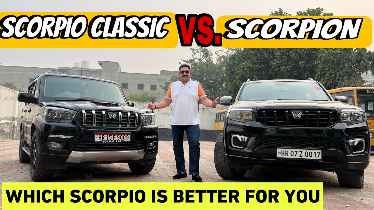 Mahindra Scorpio classic vs Scorpion | Comparison | Drag Race में kaun सी जीती ?