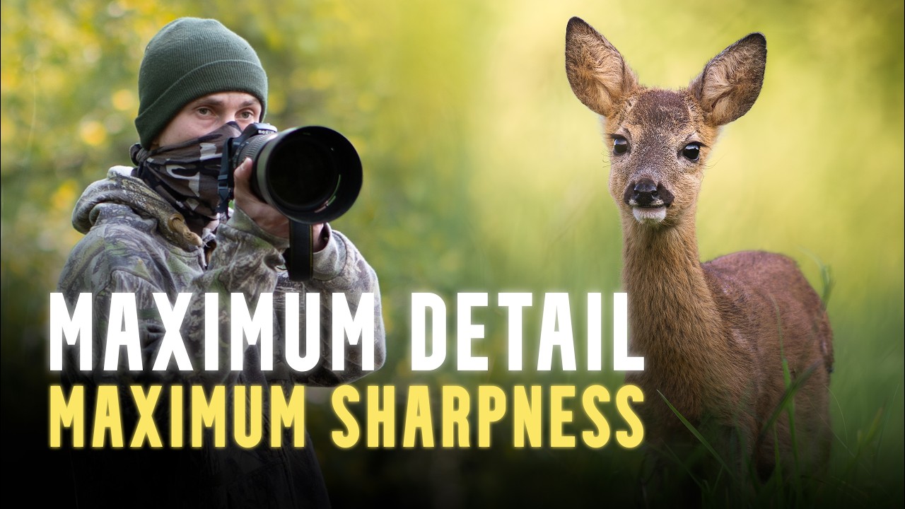 Two Steps for BETTER & SHARPER photos | Deer rut POV Relaxing Wildlife Photography