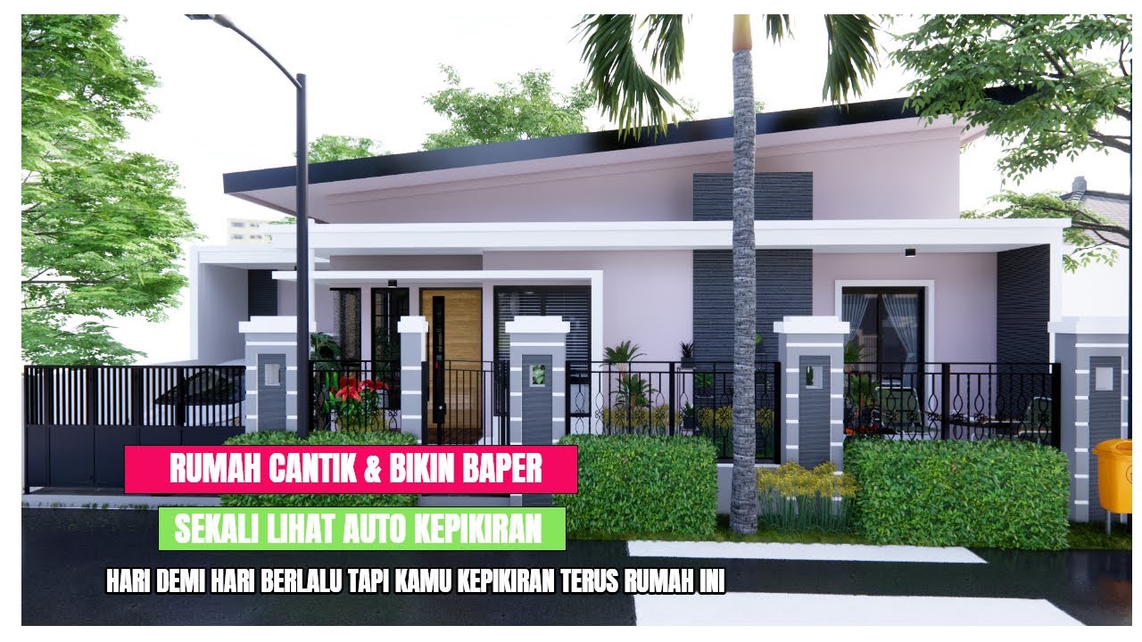 Solusi desain rumah asri di lahan melebar - 1x lihat auto jatuh cinta