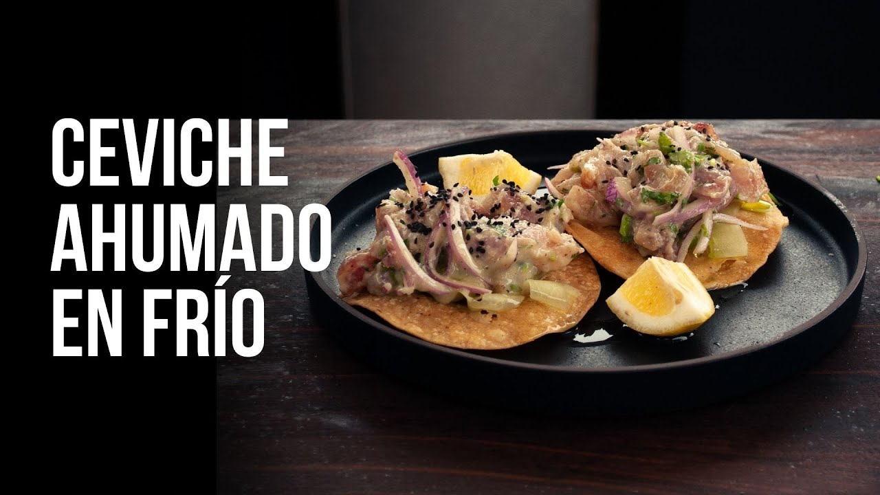 Ceviche ahumado en frío (Ft. Ricci Pérez)