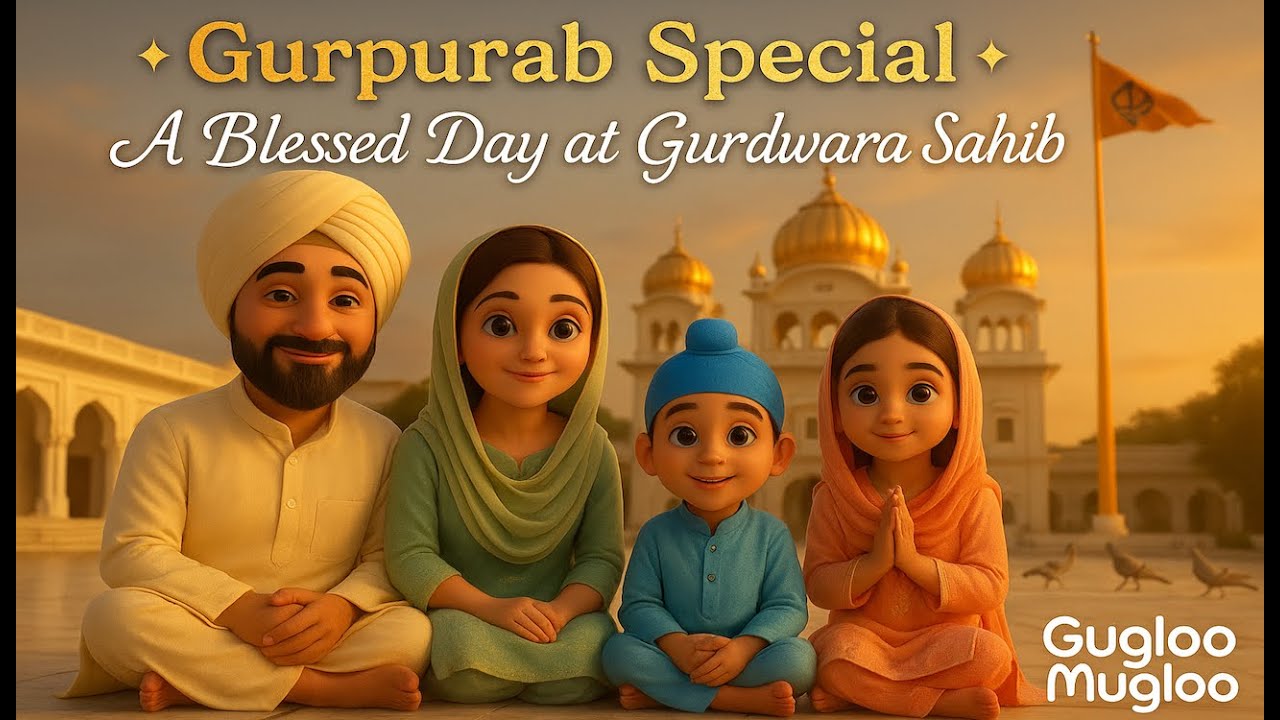 Gurpurab Special | ਗੁਰਪੁਰਬ | A Blessed Day at Gurdwara Sahib | Gugloo Mugloo