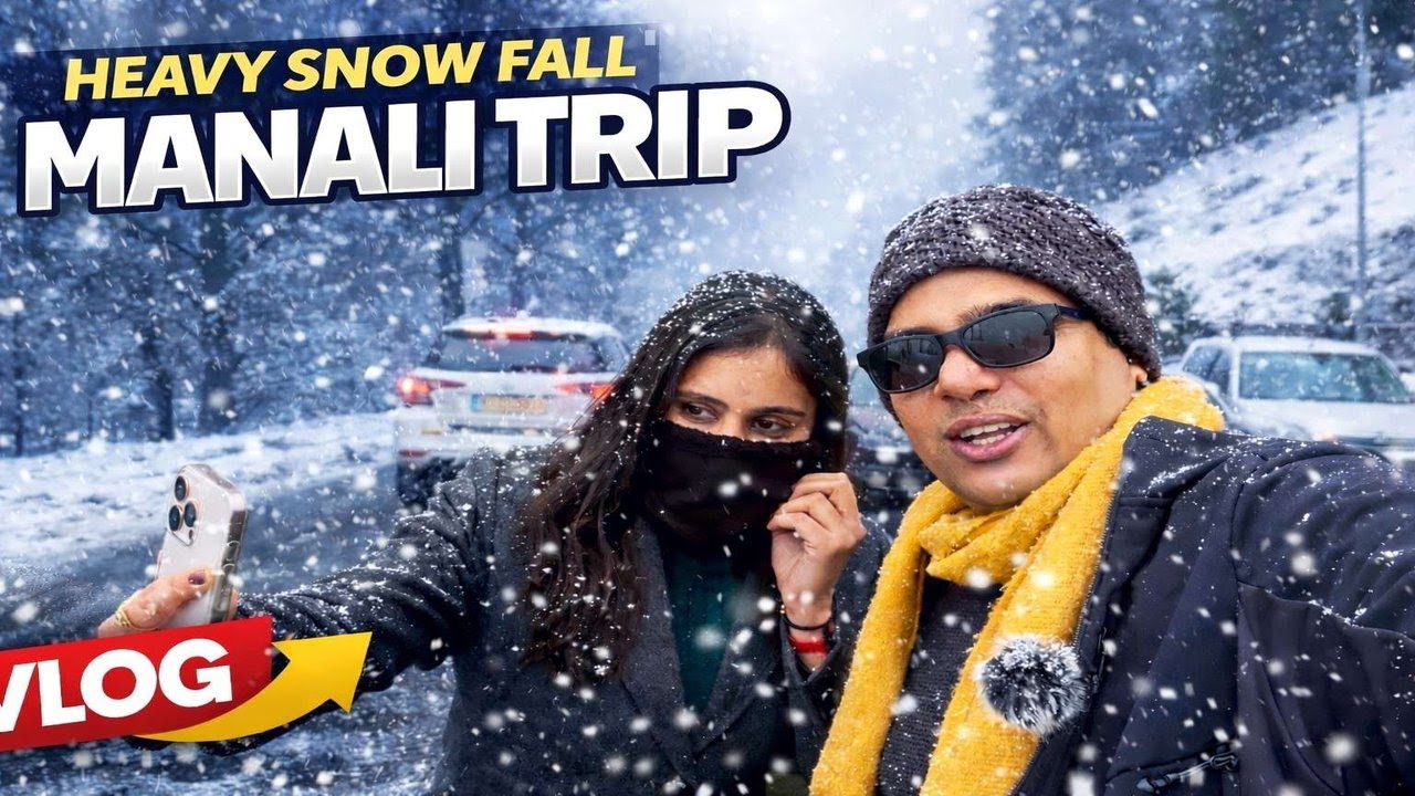 Heavy Snow Fall Manali Trip, Atal Tunnel मजा आ गया इतनी ज्यादा Snow Fall 15 मिनट में सब कुछ भर गया