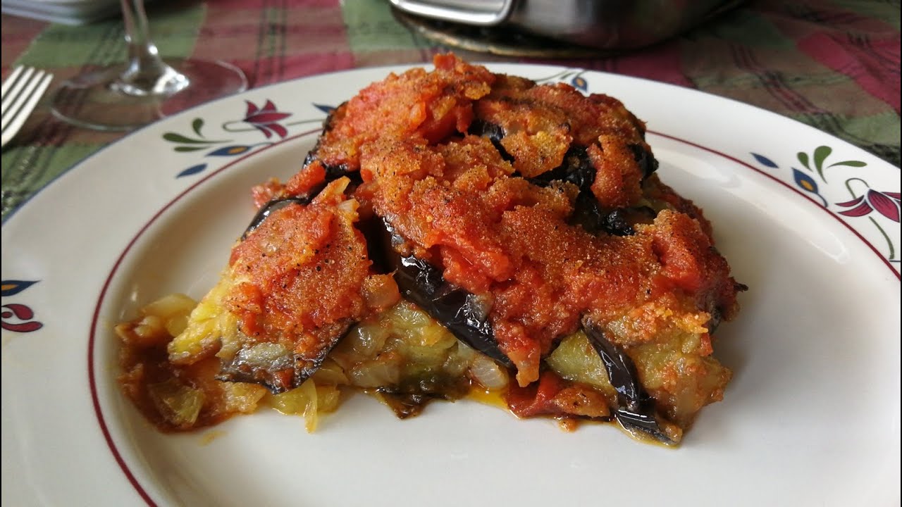 Tumbet Mallorquin Receta Tradicional Balear. Delicioso plato de verduras