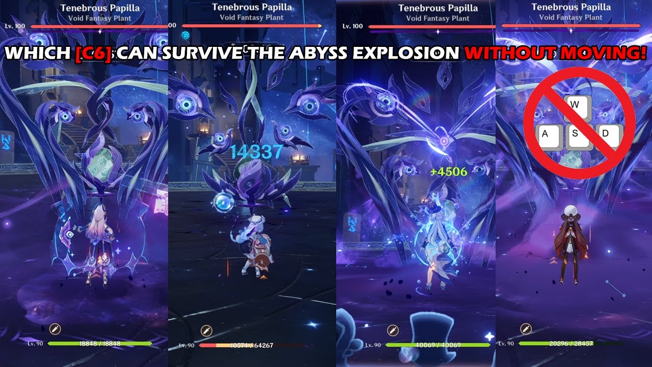 WHICH [C6] CAN SURVIVE THE ABYSS EXPLOSION WITHOUT MOVING! | GENSHIN IMPACT