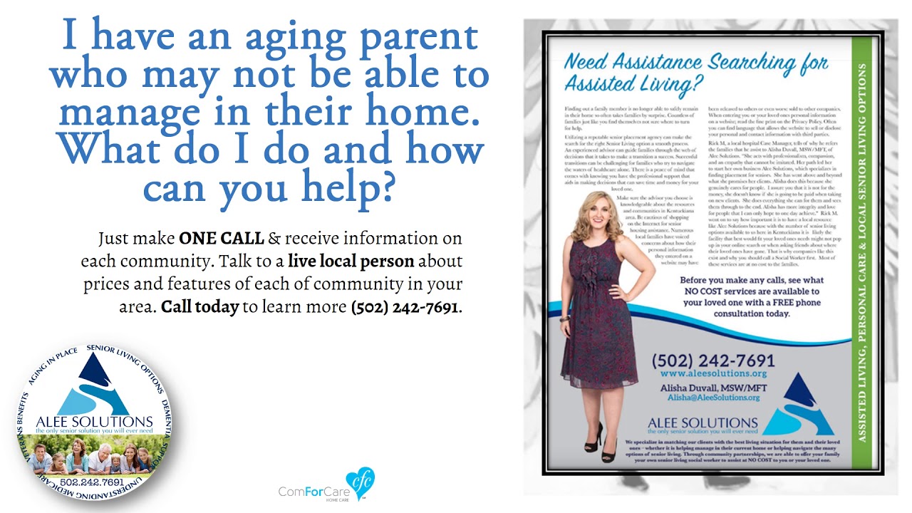 Aging Parent who is struggling to manage at home?