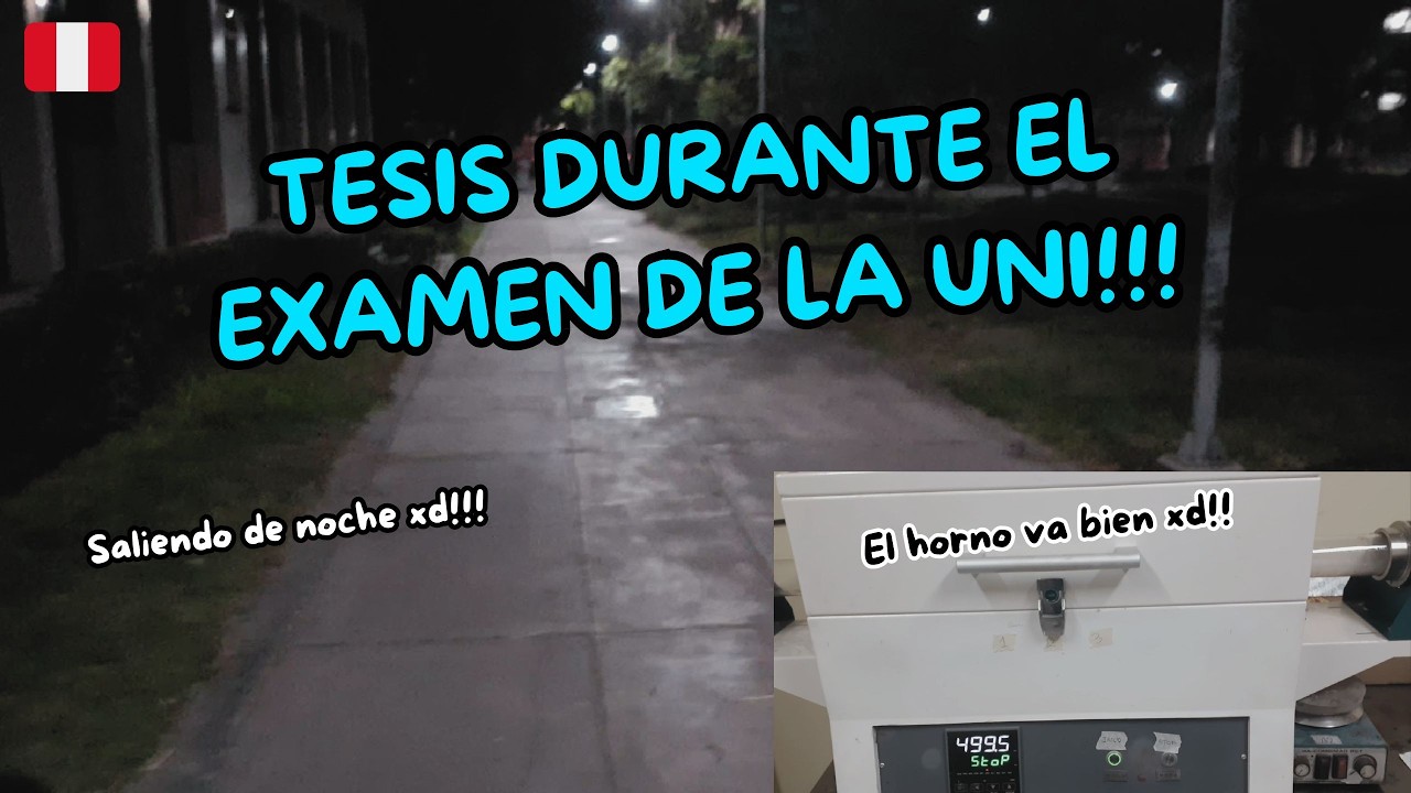 HACIENDO TESIS en PLENO EXAMEN de ADMISIÓN UNI!!! #vlogs #universidadnacionaldeingenieria