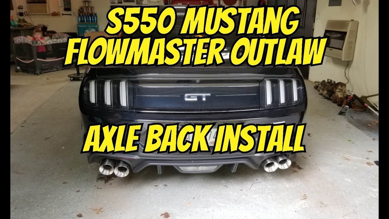 Flowmaster Outlaw axle back install