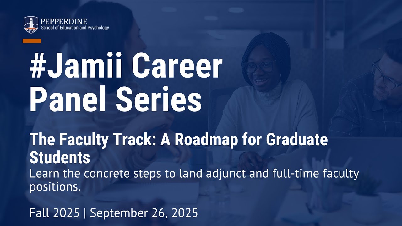 #Jamii Career Panel Series: The Faculty Track: A Roadmap for Graduate Students | Fall 2025