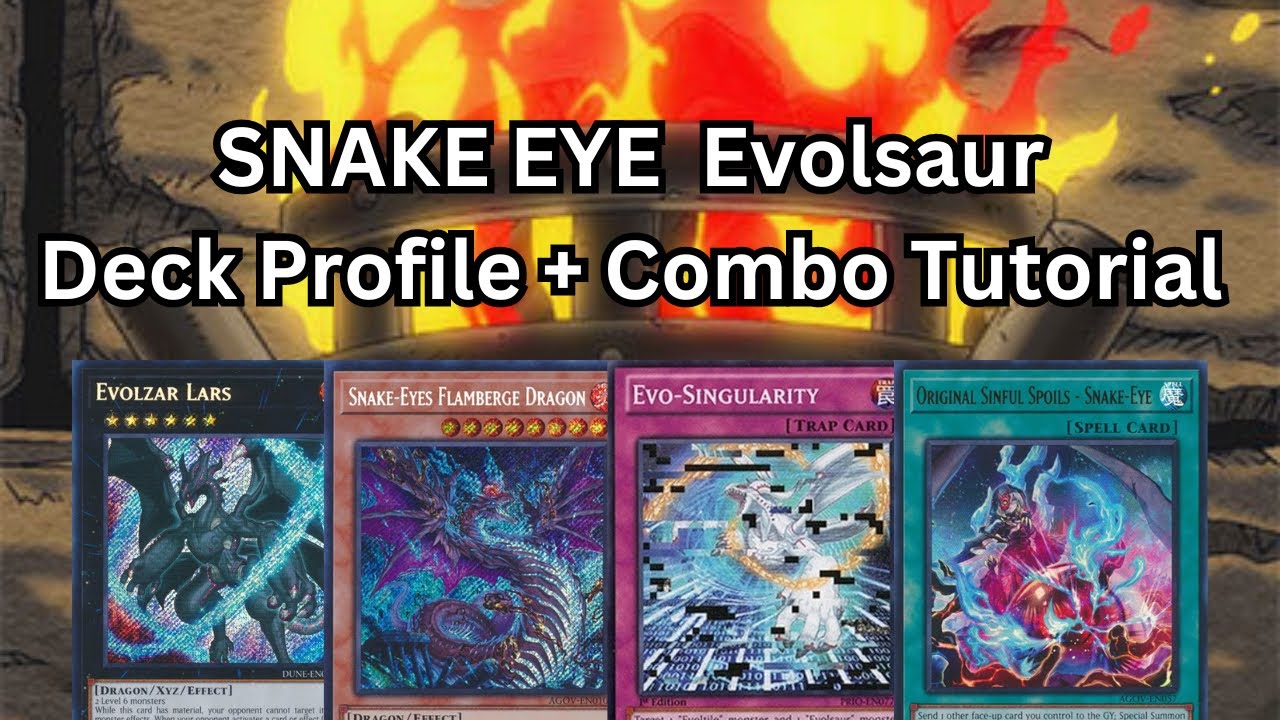 Обзор колоды Snake-Eye Evolsaur + гайд по комбо ПОСЛЕ PHANTOM NIGHTMARE