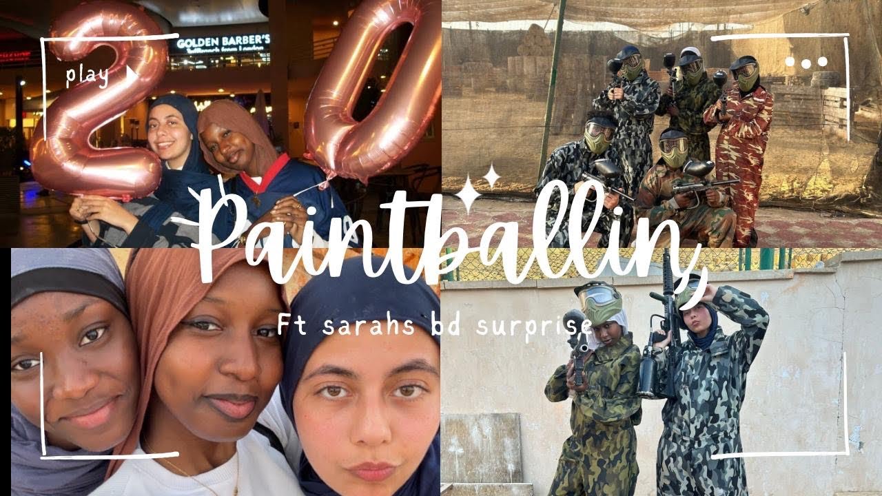 Paint balling x Sarah’s bd 💕
