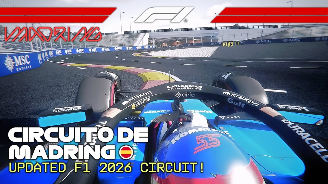 This is the NEW UPDATED Madrid Circuit F1 Will Race at in 2026!