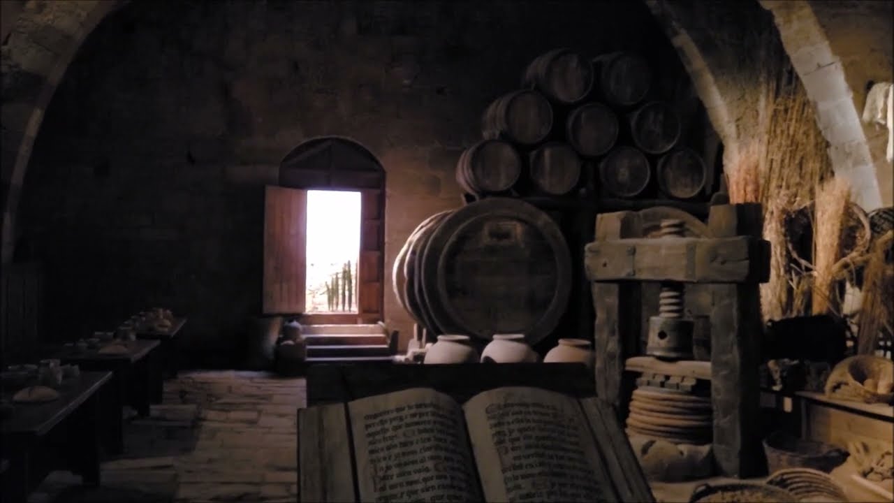Visita al Real Monasterio de  Santes Creus y el retablo de María Magdalena embarazada.
