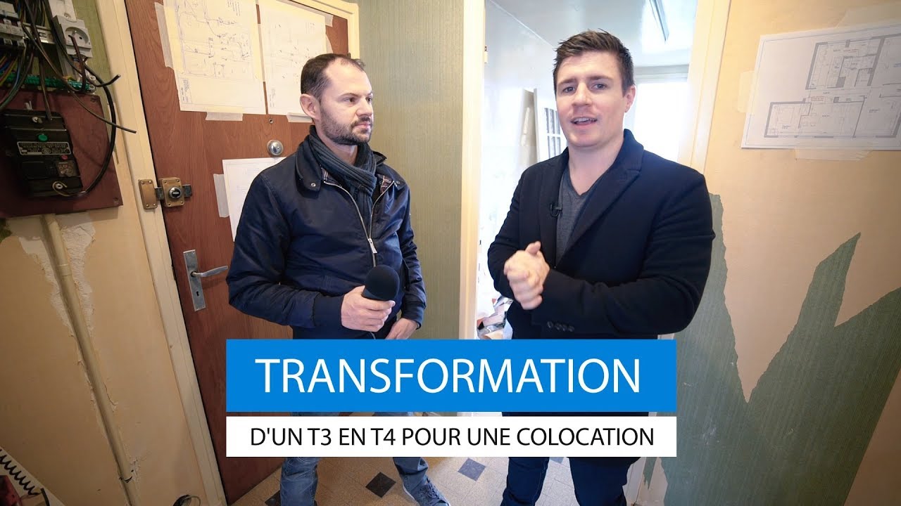 Colocation: Transformation d'un T3 en T4 [Visite Immobilière]