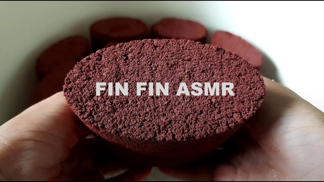 🏈ASMR: Crunchy Red Sand Crumble #326🏈