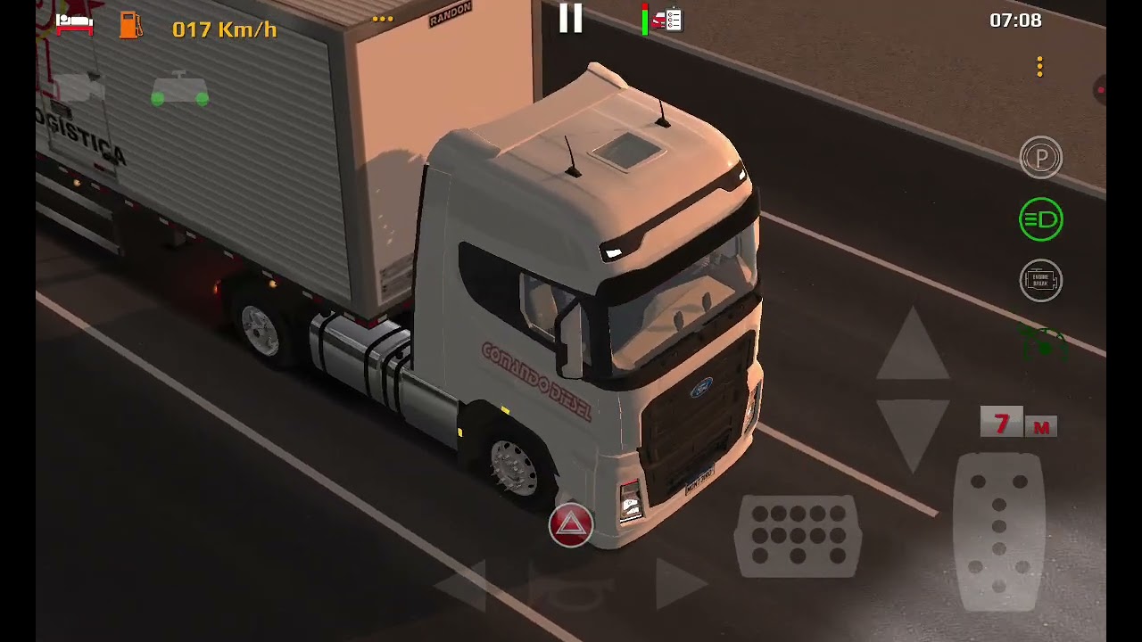 World Truck Driving Simulator... De Araguaina a estrada de Picos. Ford Max.