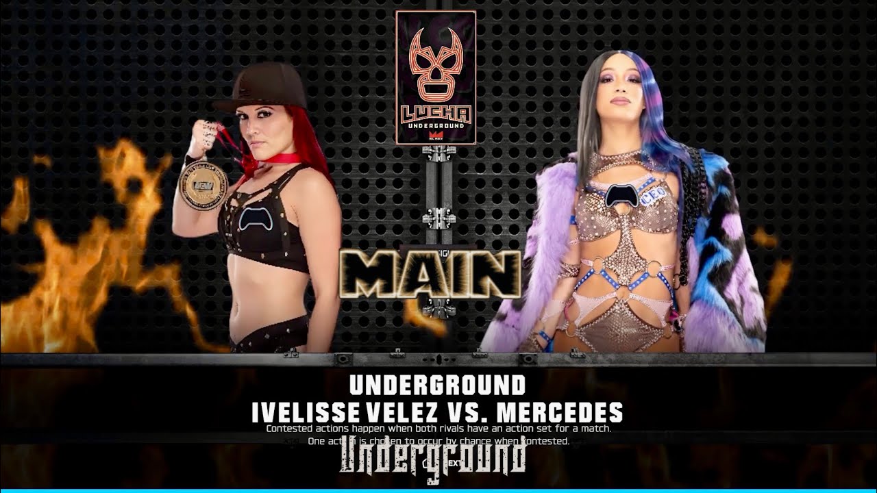 WWE2K25 UNIVERSE💭 LU Oct wk4, Ivelisse Velez vs Mercedes Mone FULL MATCH X|S