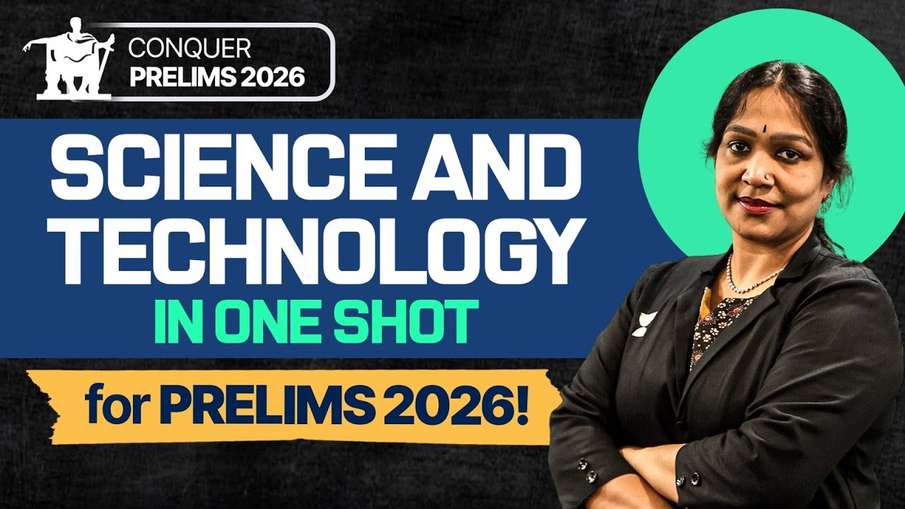 Complete Science & Technology for UPSC Prelims 2026 | One Shot Marathon | Himabindu Ma'am