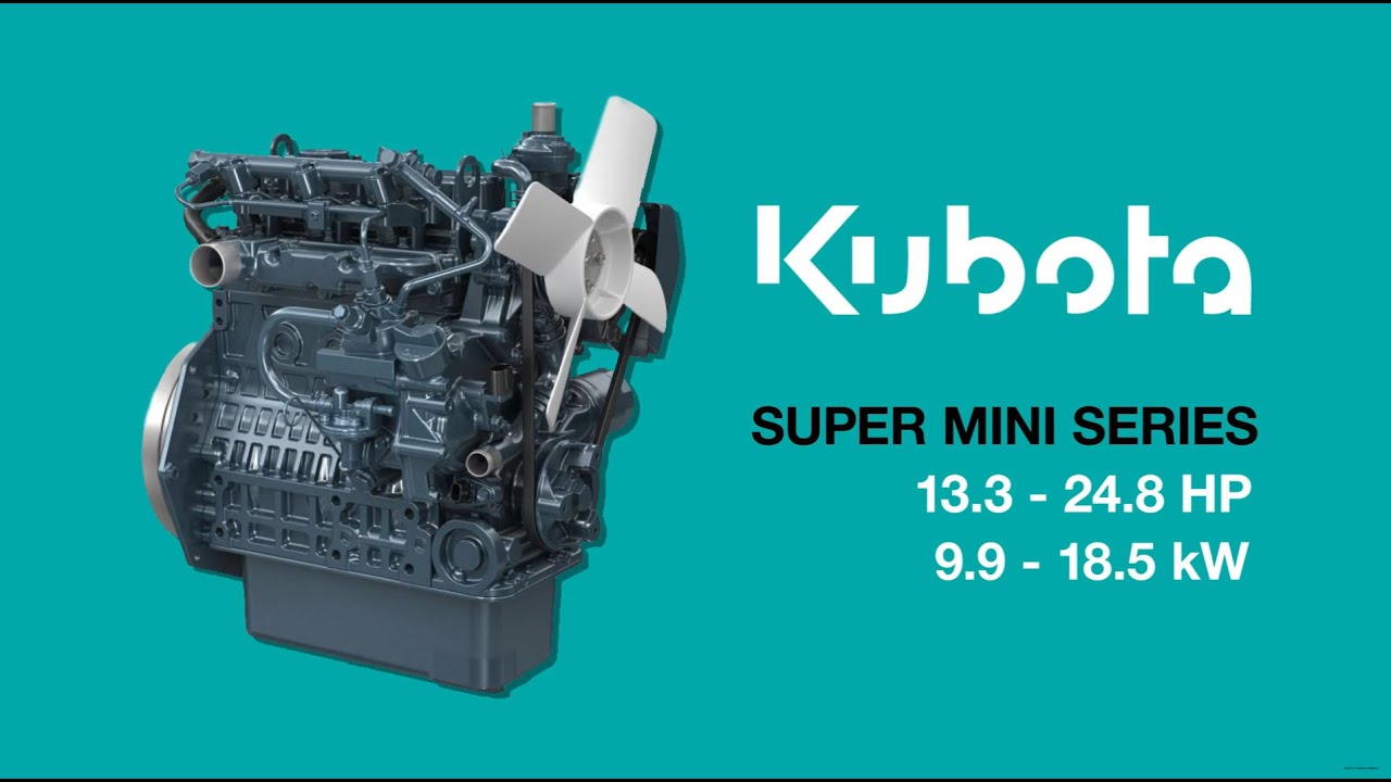 The Super Mini Series | Kubota Engines