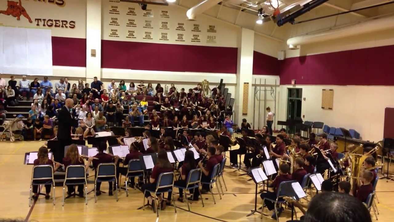 Western Pines Middle - 2013 Winter Concert - Concert Band - AMERICAN FOLK TRILOGY