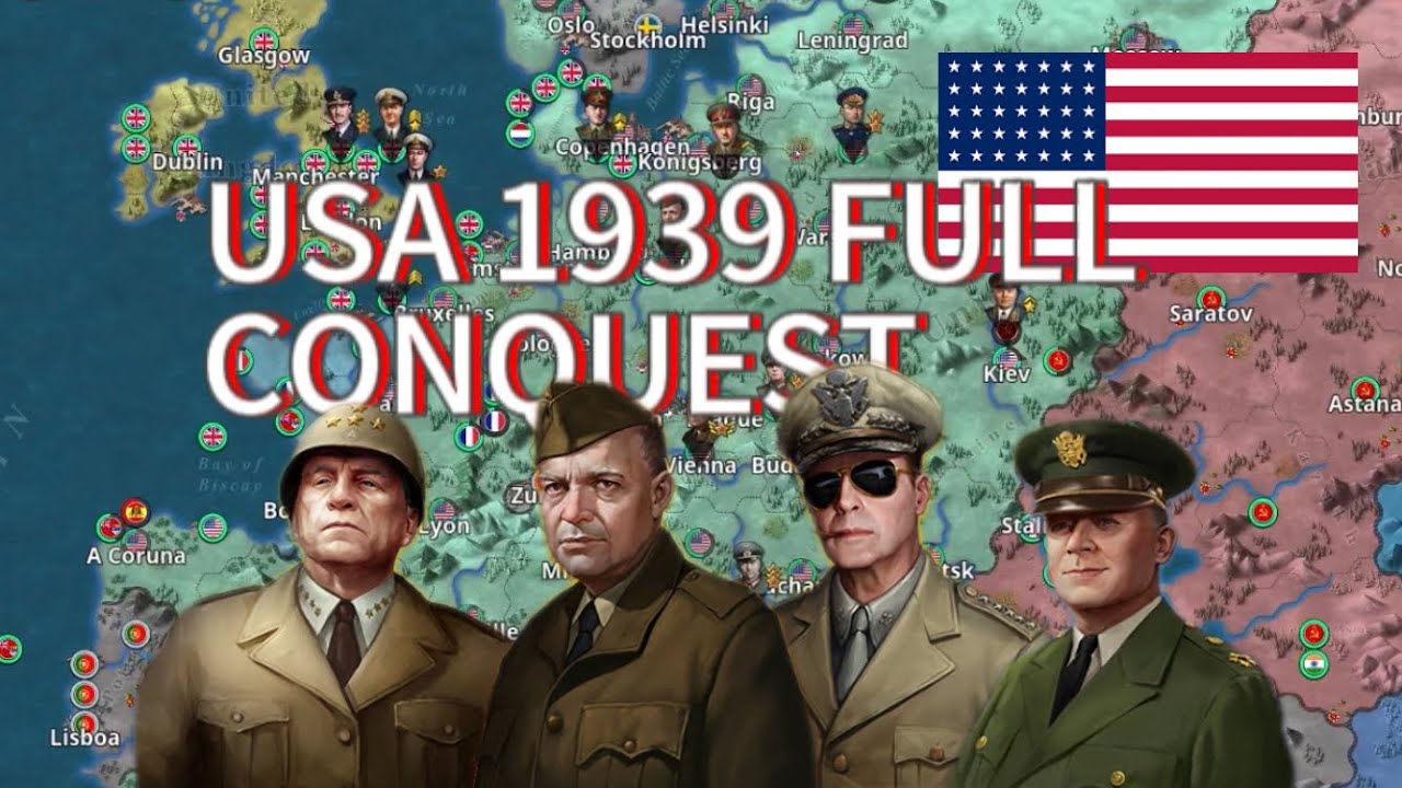 USA 1939 Full Conquest | World Conqueror 4