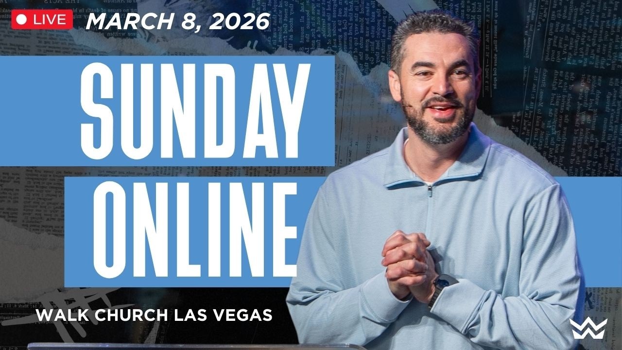 Join us LIVE at WALK Church (11:30AM) as we start our study through JOHN! March 8, 2026 #WALKChurch