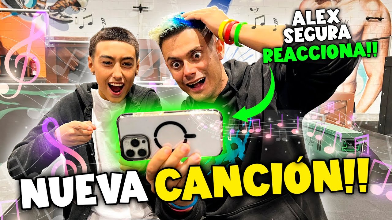 ALEX SEGURA REACCIONA a mi NUEVA CANCIÓN 😱🎵