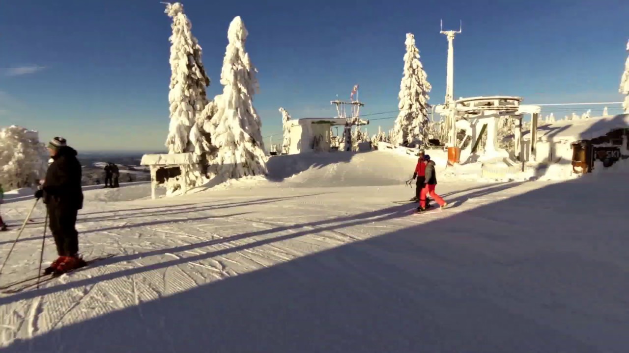 Snowboarden in Mitterdorf, Mitterfirmiansreut, Almberg Sesselbahn