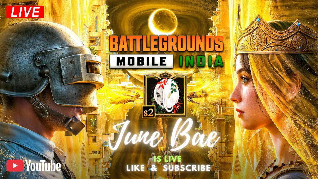 JuneBAE is live  4.2 Primewood genesis 🇮🇳❤️BGMI | PUBG MOBILE 60 FPS
