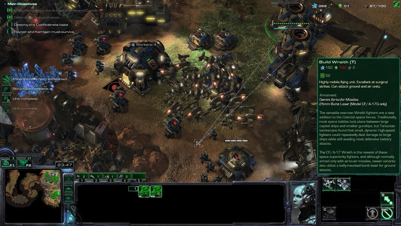StarCraft: Mass Recall V7.0 Terran Campaign Mission 5 - Revolution