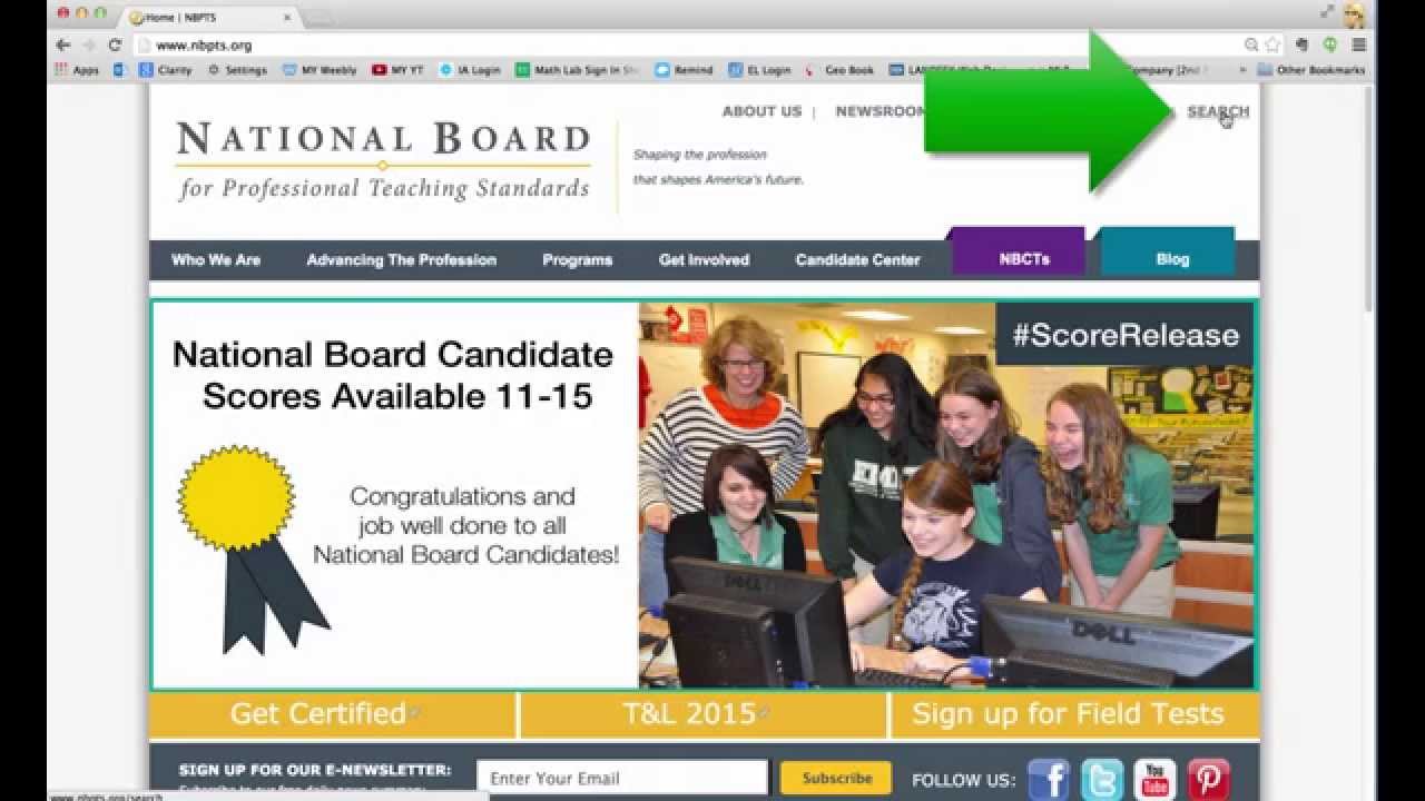 Component 1: Finding NBPTS Assessment Center Locations