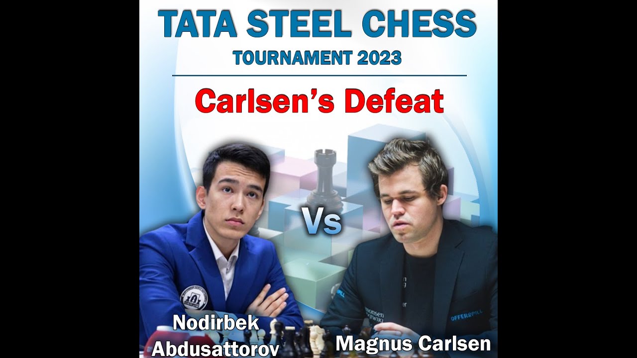 Carlsen vs Nodirbek | Tata Steel Chess 2023 | Rd - 5