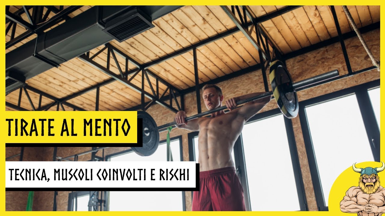 Tirate al mento – tecnica, muscoli coinvolti e rischi