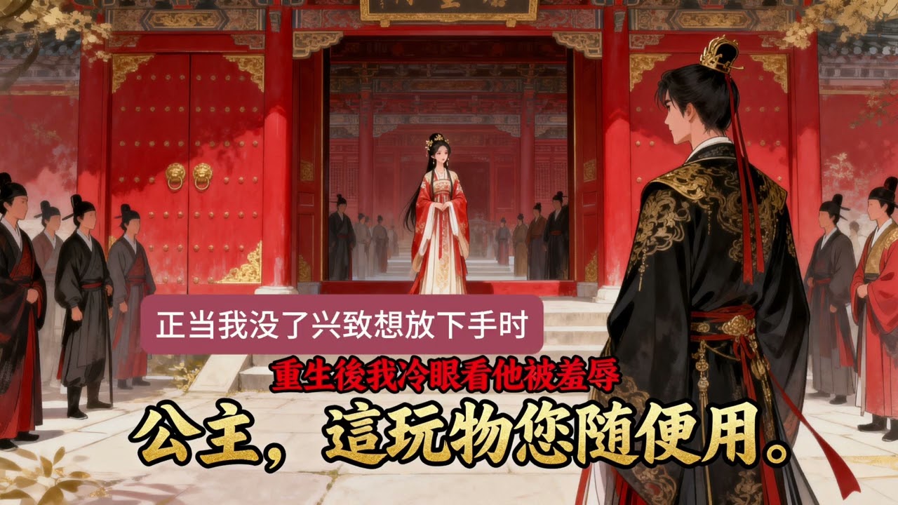 【完結】--前世散盡萬金救他出苦海，重生後我冷眼看他被羞辱：「公主，這玩物您隨便用。」重生歸來，我看著這對狗男女表演深情。