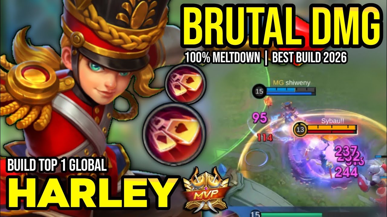 HARLEY BEST BUILD 2026 | BUILD TOP 1 GLOBAL HARLEY GAMEPLAY | MOBILE LEGENDS✓