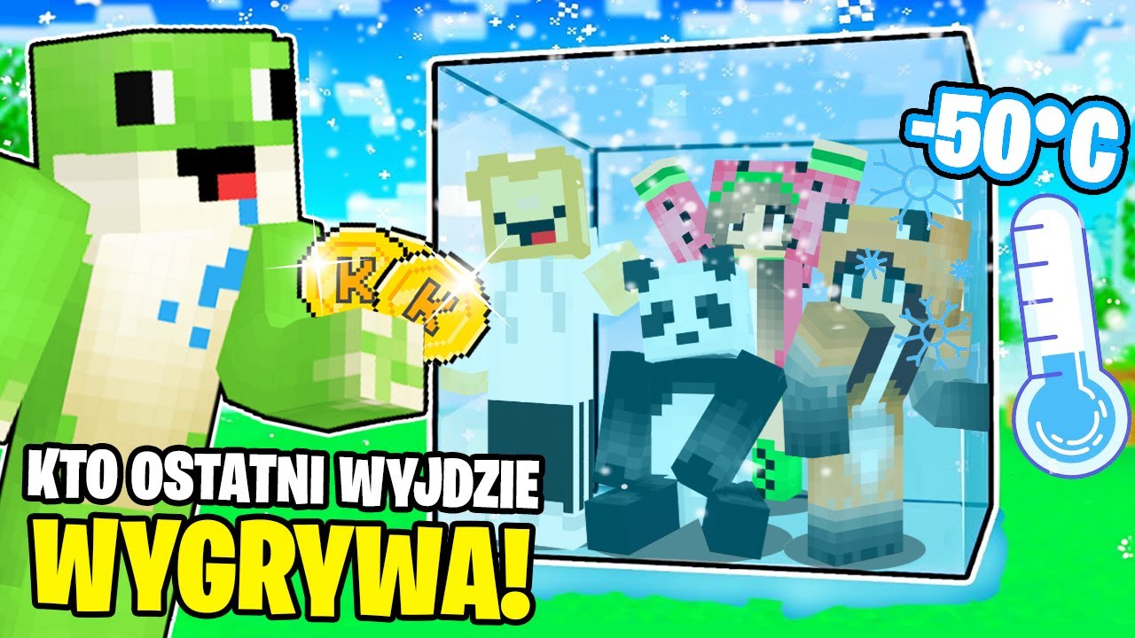 KTO OSTATNI WYJDZIE Z LODU WYGRYWA 100 KIDCOINÓW na KIDOWICACH!