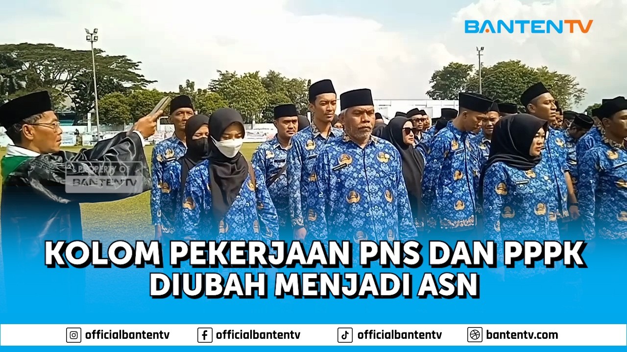 KOLOM PEKERJAAN PNS DAN PPPK DIUBAH MENJADI ASN