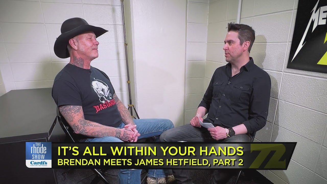 Brendan meets James Hetfield, Part 2 - The Rhode Show