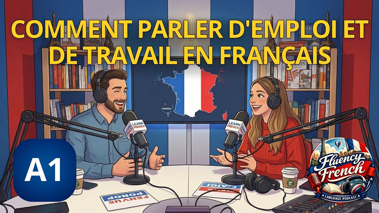 How to Talk About Jobs and Work in French  | Learn French with Podcast | Episode 1 | Fluency French