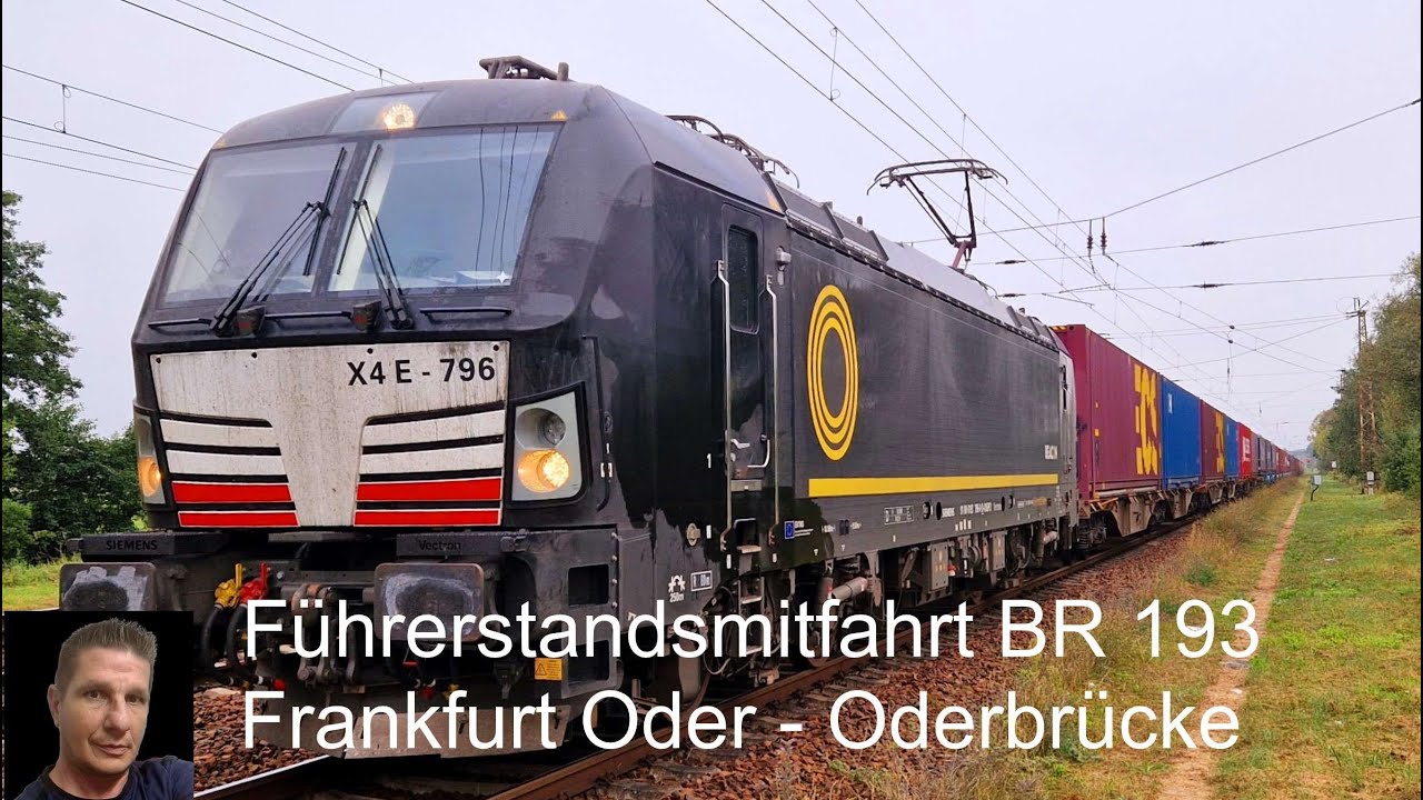 F&uuml;hrerstandsmitfahrt BR 193 Frankfurt Oder - Oderbr&uuml;cke Frankfurt