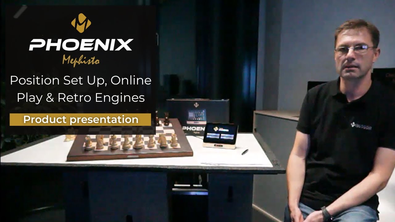Position Set Up, Online Play & Retro Engines | Mephisto Phoenix Chess Computer
