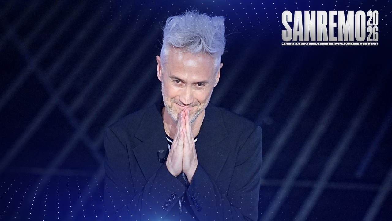 Sanremo 2026 - Vincenzo Schettini sul palco dell'Ariston