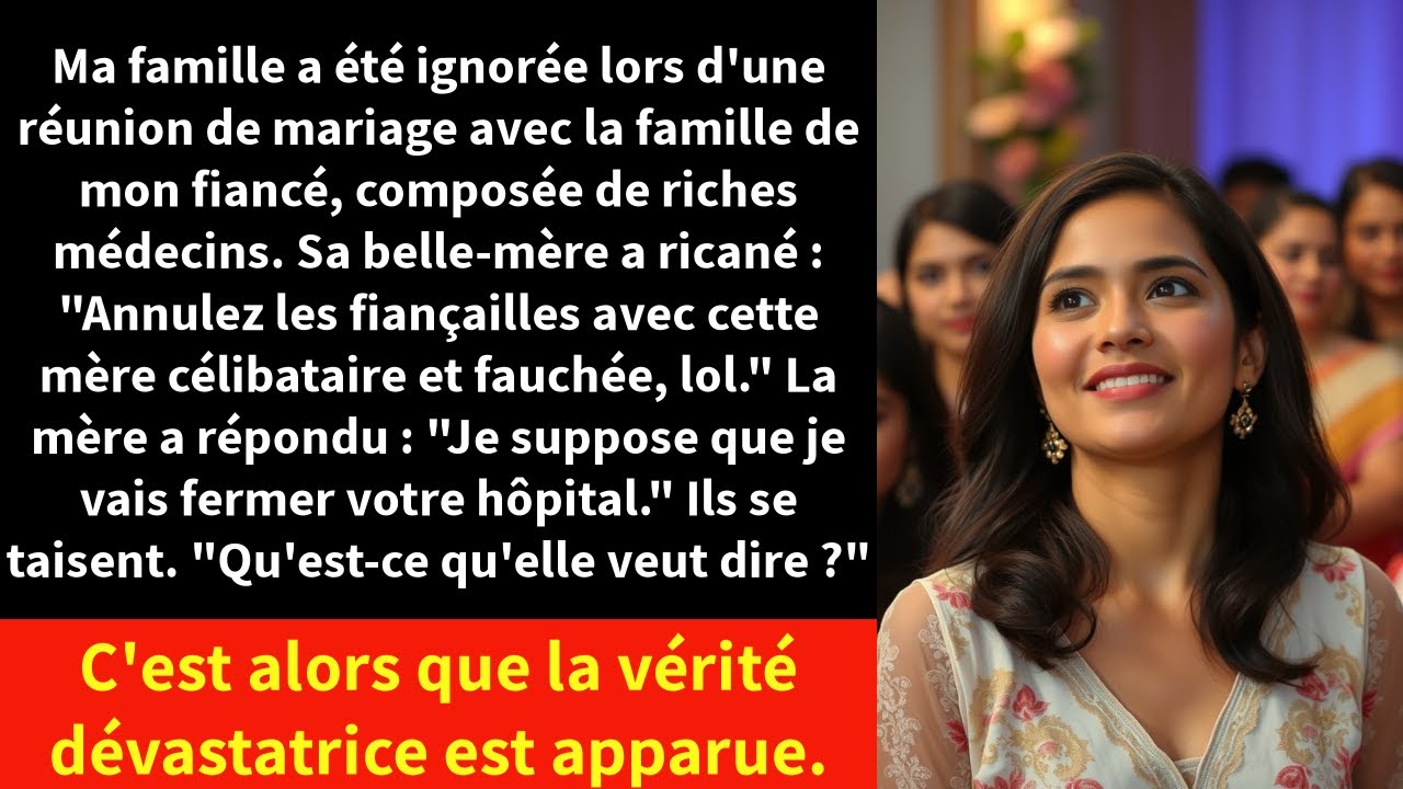 Ma famille a été ignorée lors d'une réunion de mariage avec la famille de mon fiancé,
