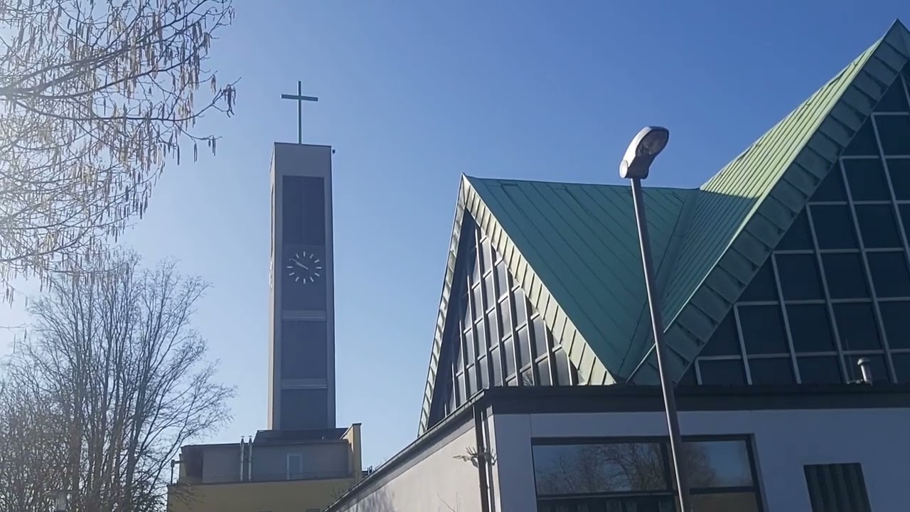 Essen-Frohnhausen Markuskirche (Vollgeläut der Glocken)