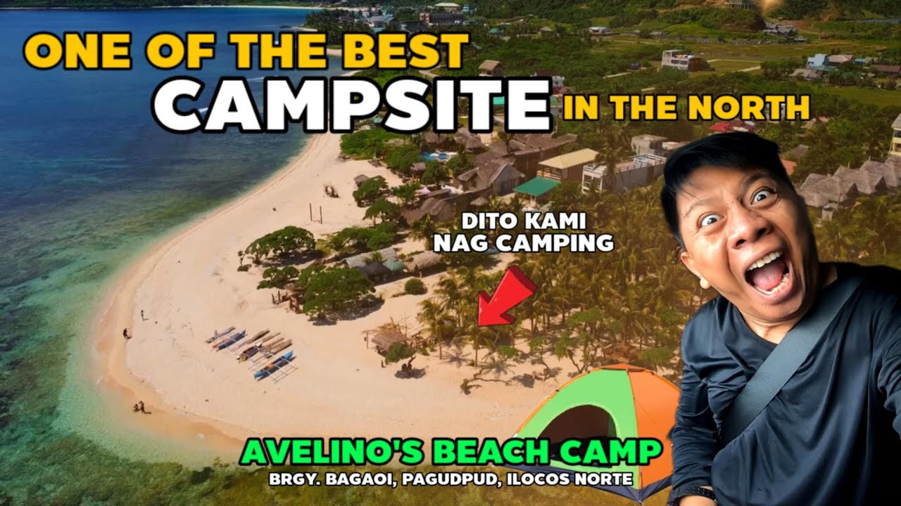 CAR CAMPING IN PAGUDPUD, ILOCOS NORTE | Avelino's Beach Camp