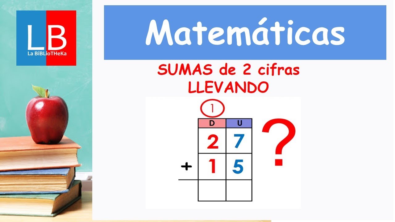 SUMAS de 2 cifras con LLEVADAS✔👩‍🏫PRIMARIA